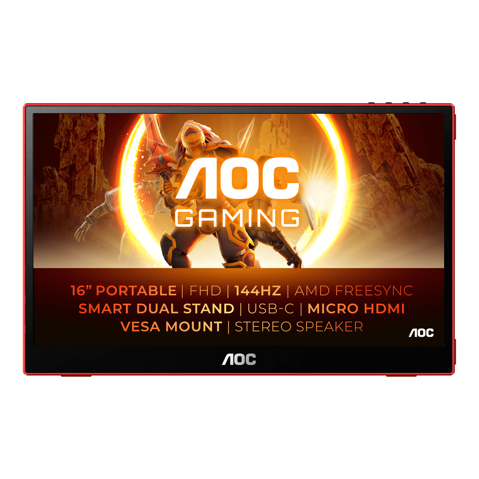 AOC GAMING 16G3 - портативный игровой монитор с панелью IPS 144 Гц
