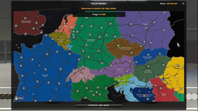 Скачать Euro Truck Simulator 2 "Цветная подложка для карты (Colored Map ...