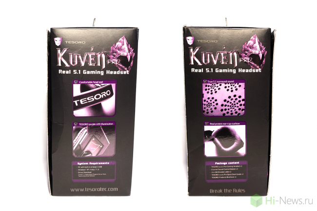 Игровая гарнитура TESORO KUVEN PRO