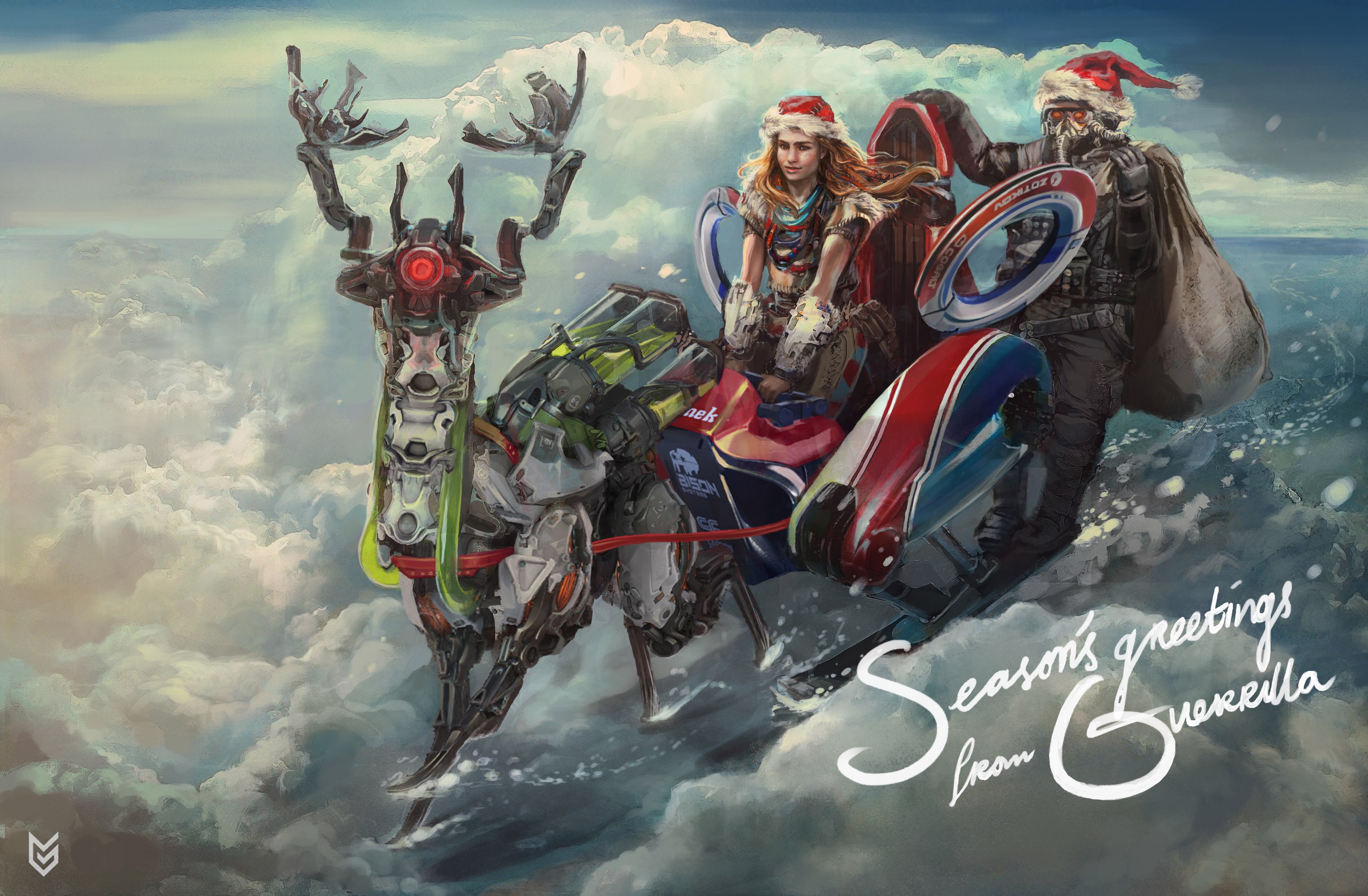 С новым годом обезьянки!