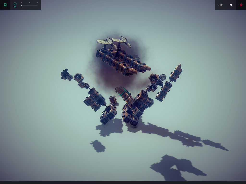 Скачать Besiege "Хорошо Ходящий Робот" - Геймплей