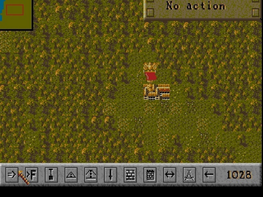 Это первый Цезарь 1992 года выпуска для DOS от Impressions Games и тут есть миникарта