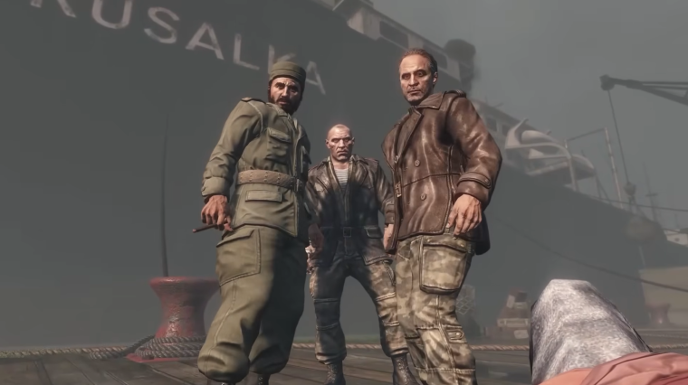 Никита Драгович (справа) и Лев Кравченко (посередине) — плохие русские