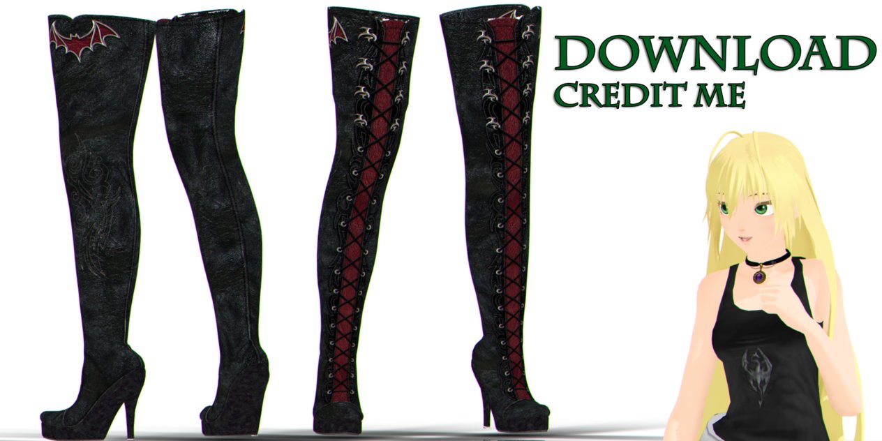 MMD: Boots dl by KlaidAstoria.