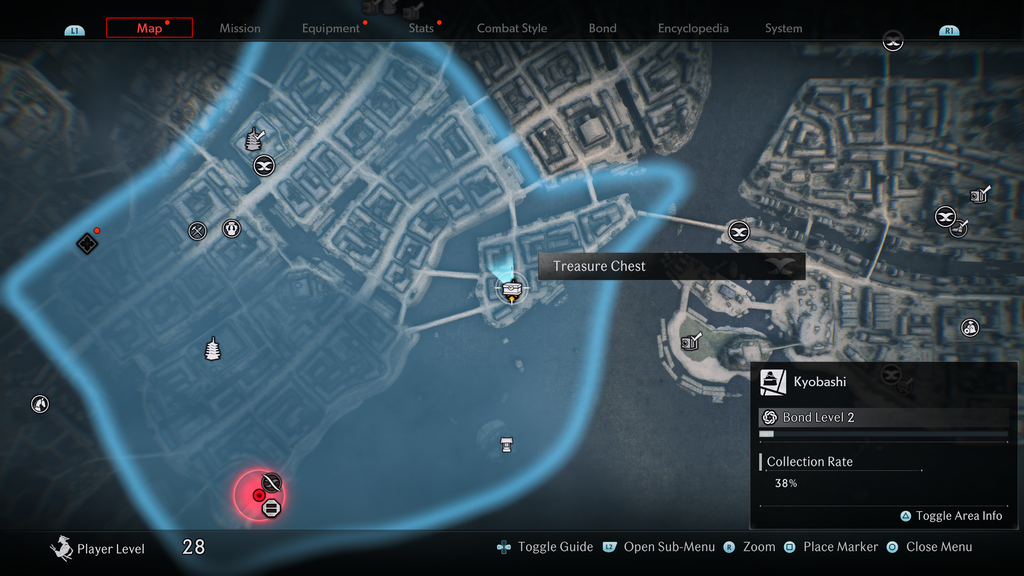 Тайники в Rise of the Ronin: все сундуки с сокровищами в Эдо