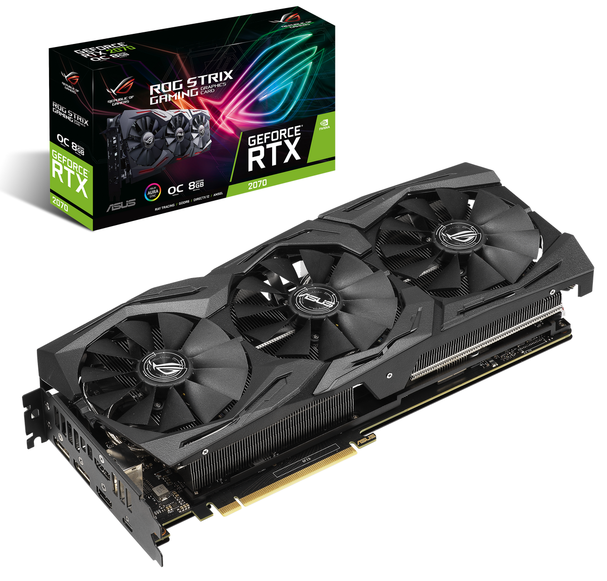 ASUS представила семь геймерских видеокарт на базе GeForce RTX 2070
