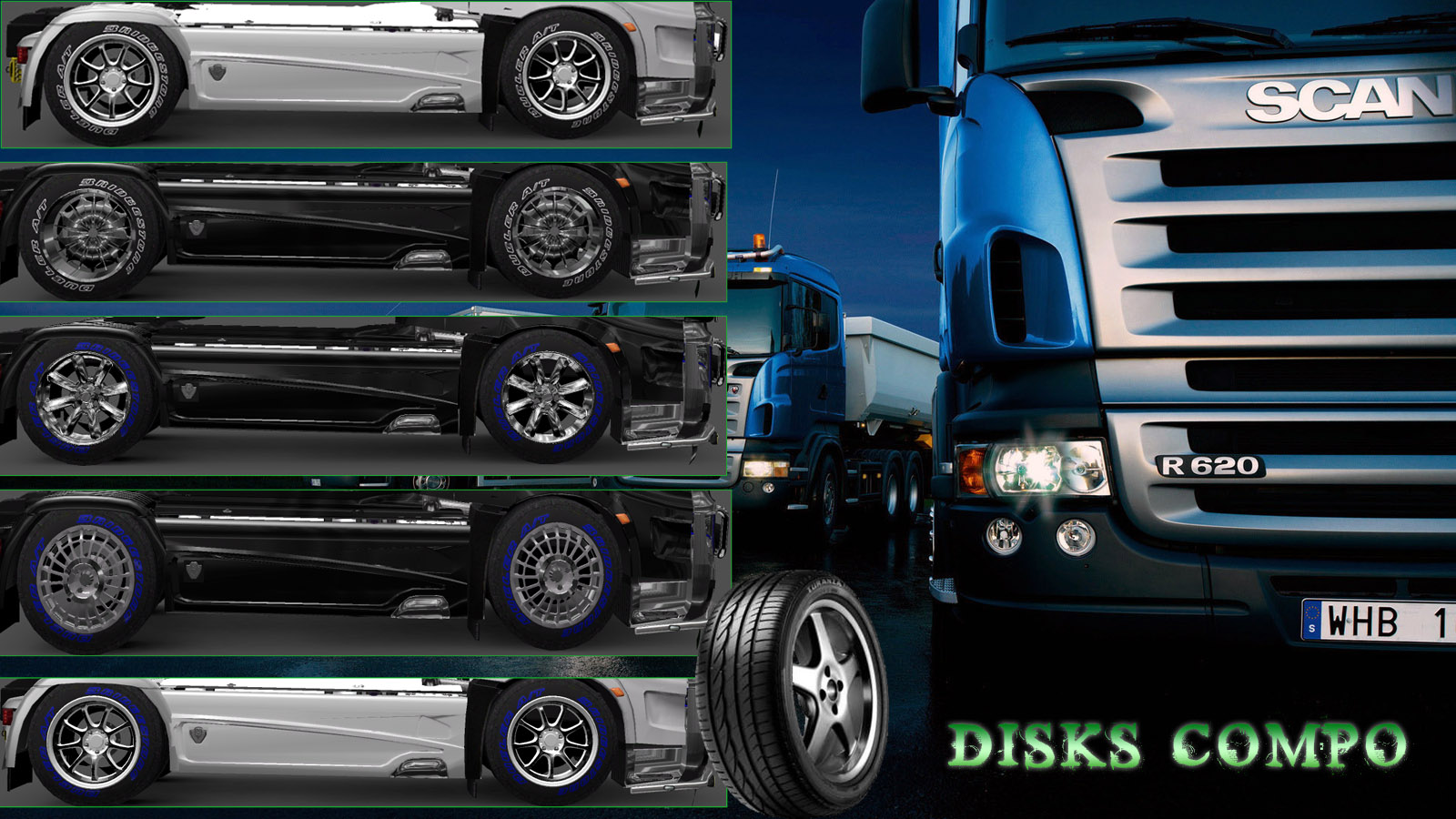 Скачать Euro Truck Simulator 2 "Disks Compo" - Геймплей