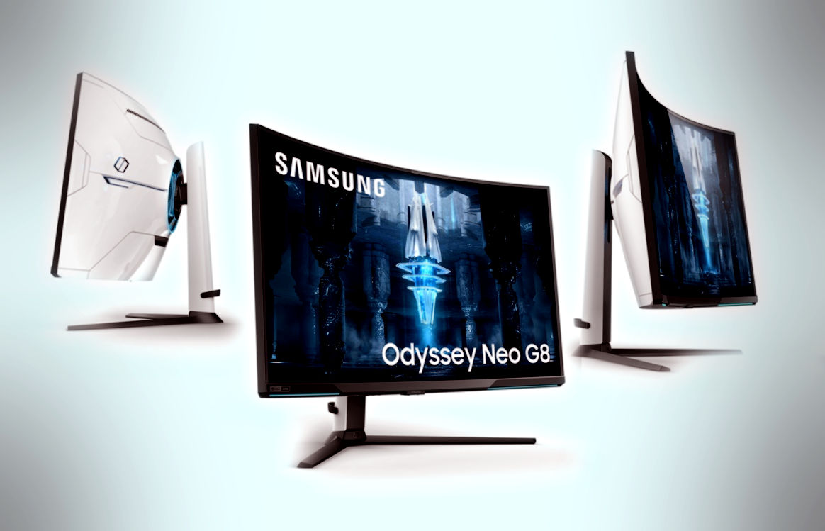 Samsung скоро выпустит Odyssey Neo G8. Это первый в мире 240-герцевый ...