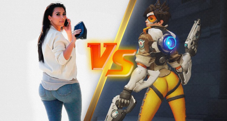 Ксения трейсер фото в купальнике Почему Ким Кардашьян круче Трейсер из Overwatch