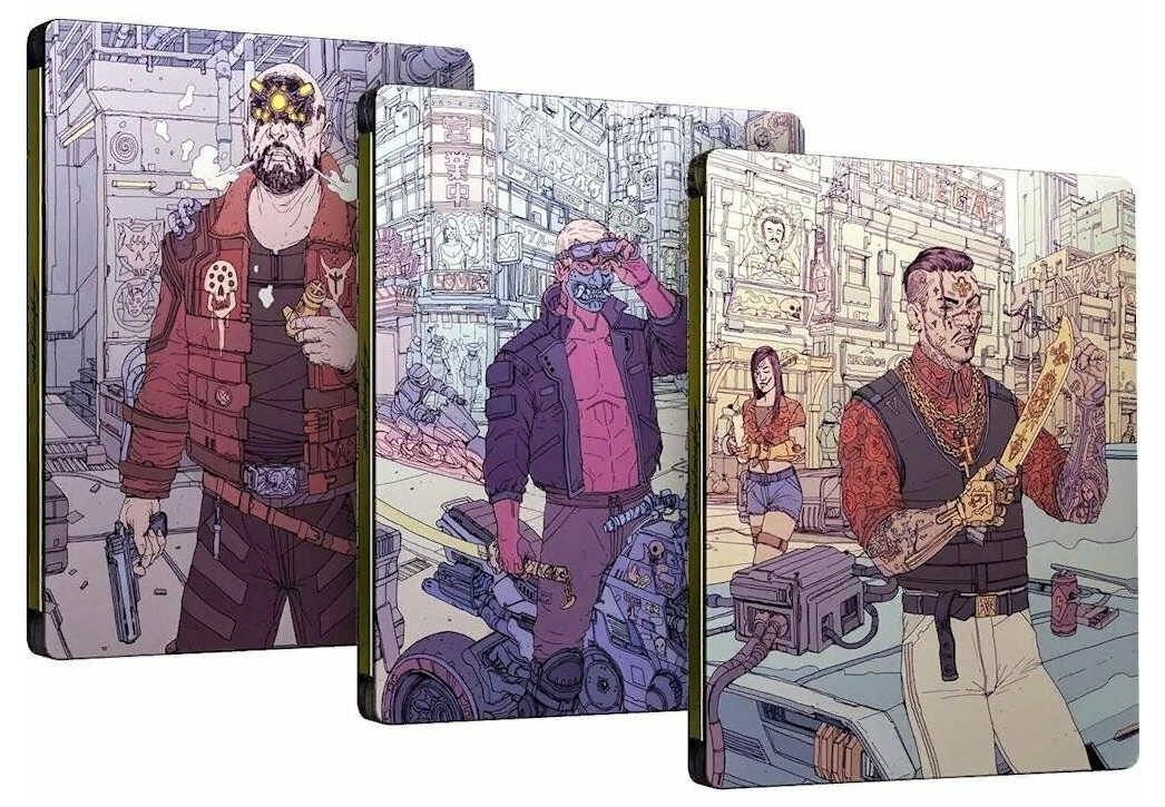 Первый взгляд на стилбуки Cyberpunk 2077