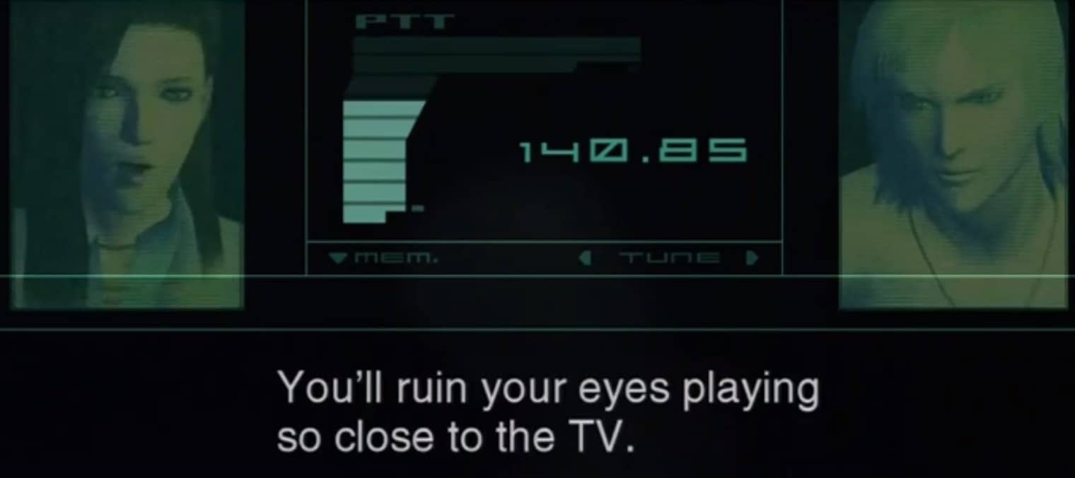 Ты испортишь себе зрение, если будешь играть так близко к TV