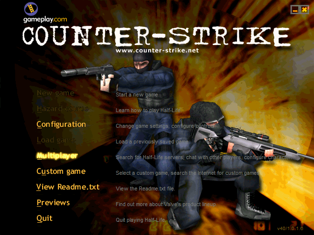 Counter-Strike 1.6 первые версии