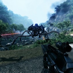Скриншот консольной версии Crysis