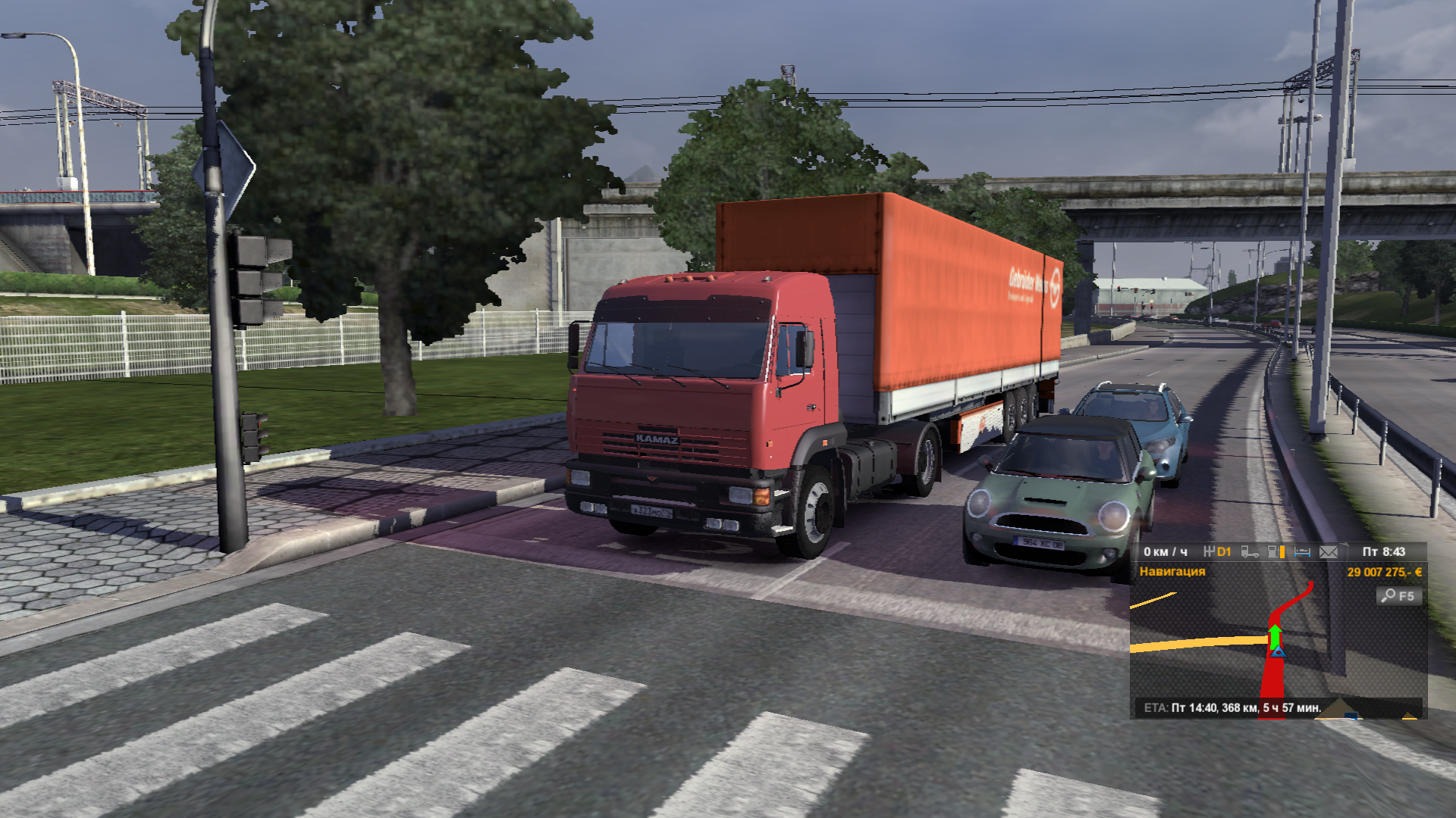 Скачать ETS 2 "Камаз 5460" - Геймплей