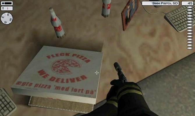 Hitman 2: Silent Assassin, пицца, настоящая пицца с дерьмом, Интересные факты о играх