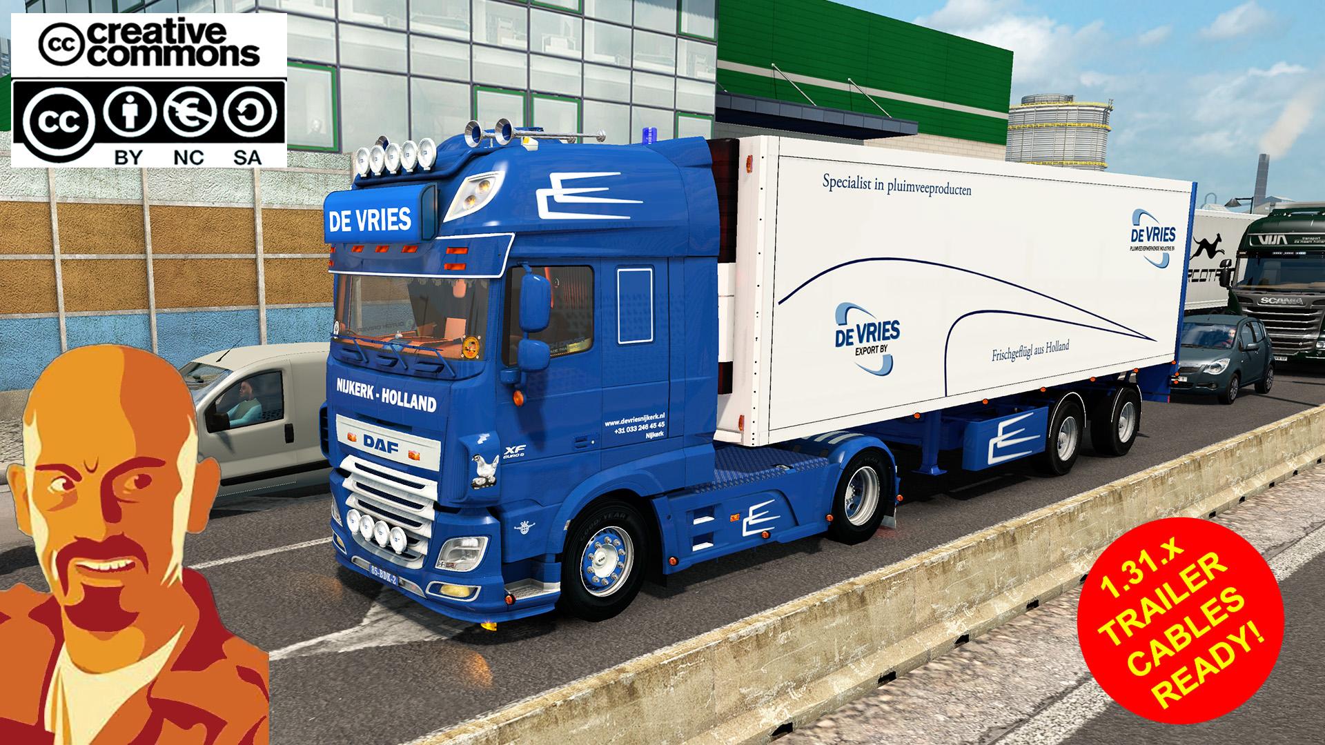 Euro Truck Simulator 2 "DAF XF 116 DE VRIES + полуприцеп [1.31]"