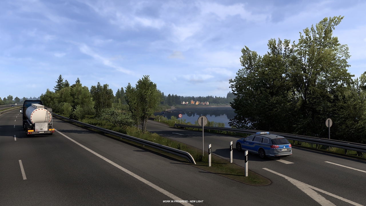 ETS2 Flare And 10.000 K Lights For All Trucks V1.1 (1.34.x