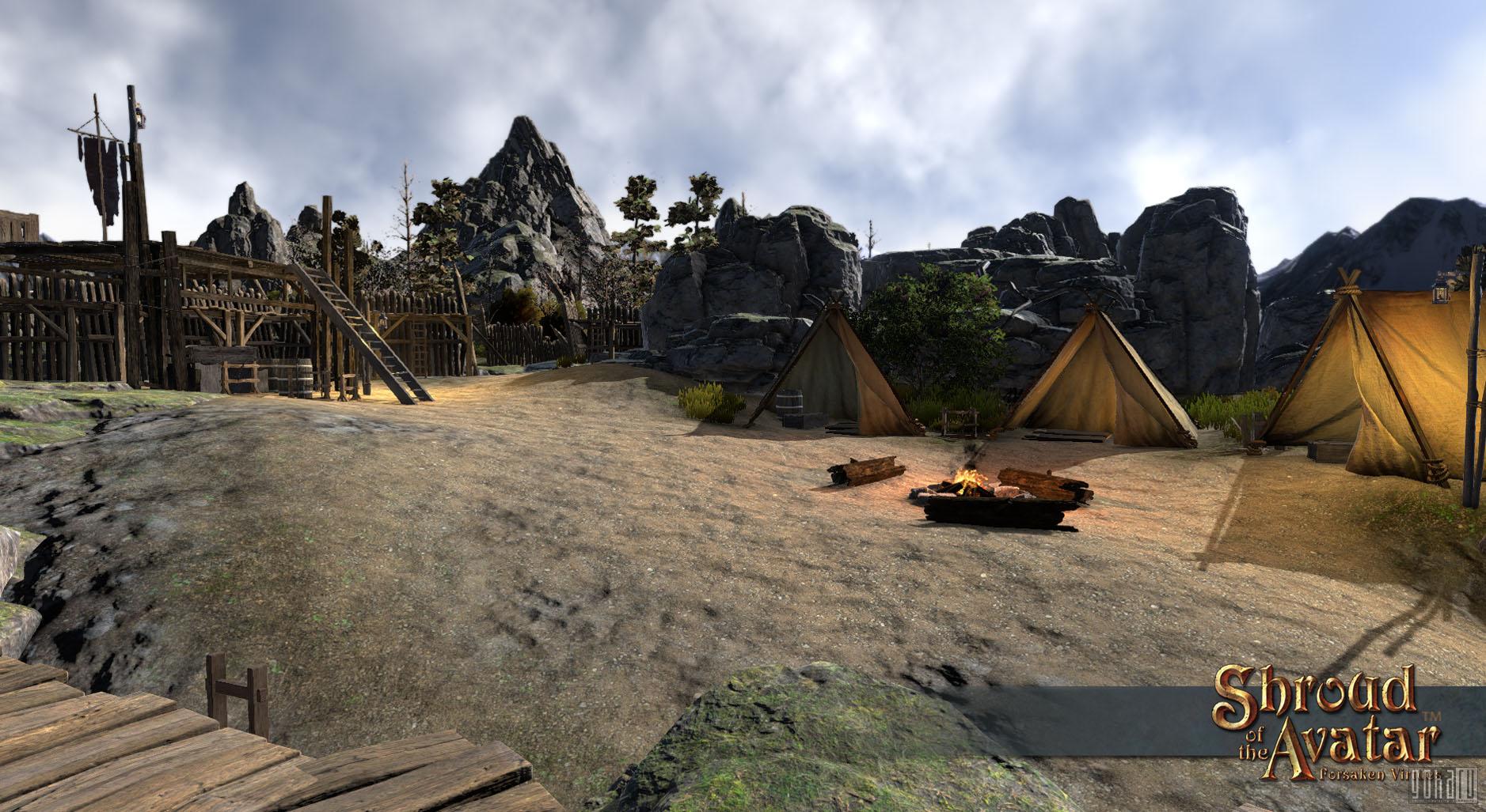 Как сменить локацию. Shroud of the avatar. сменить локацию на море.