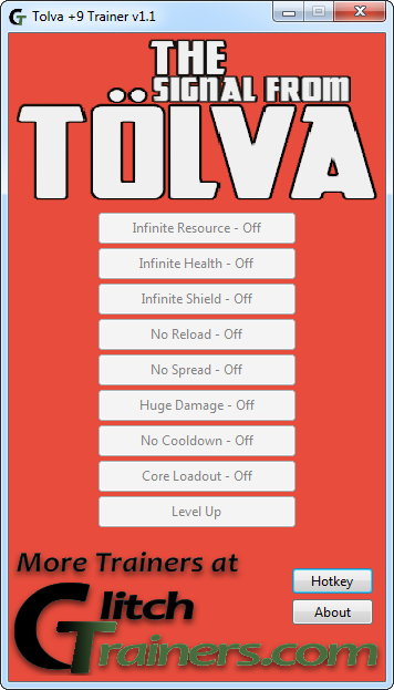 The Signal From Tolva: Trainer (+9) [1.0.24] {Kompyuterlab}