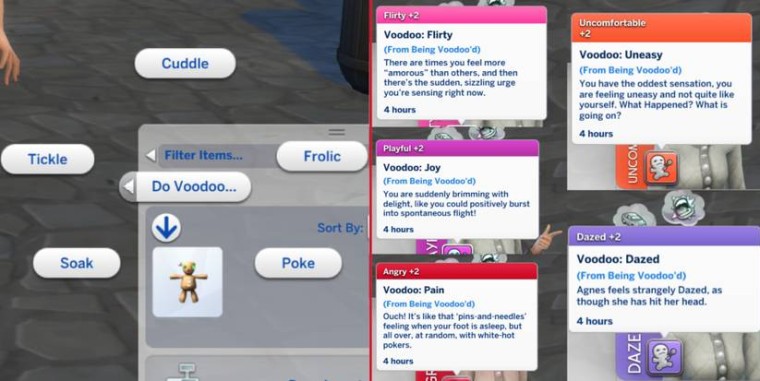 The Sims 4: как пользоваться куклой вуду
