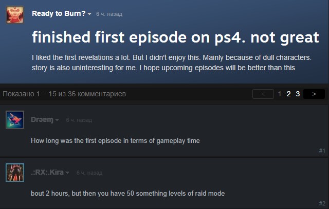 Новые оценки Resident Evil: Revelations 2