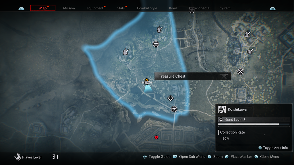 Тайники в Rise of the Ronin: все сундуки с сокровищами в Эдо