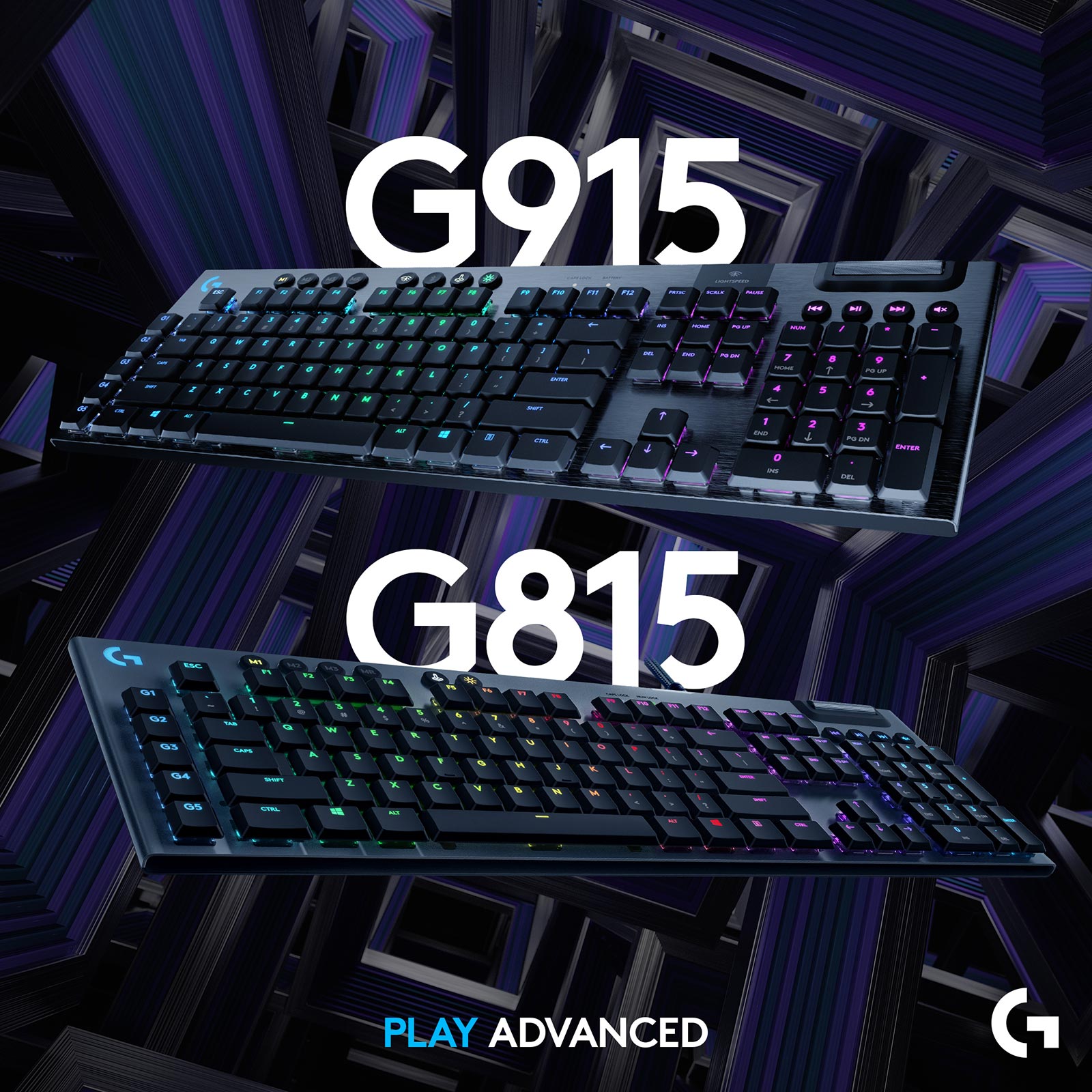 Представлены механические игровые клавиатуры Logitech G915 Lightspeed и ...