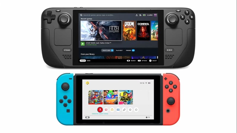 Steam deck и Nintendo switch