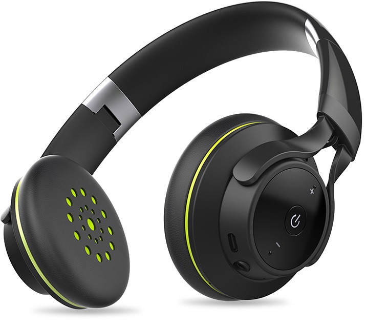 Headset mode. Logitech headset with soundproof. hearphone.