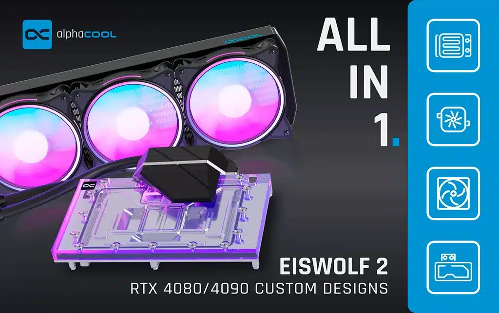 Alphacool Eiswolf 2 - готовая система жидкостного охлаждения для ...