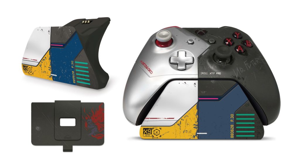 Бандл Xbox One X, контроллер и аксессуары Cyberpunk 2077 Limited Edition